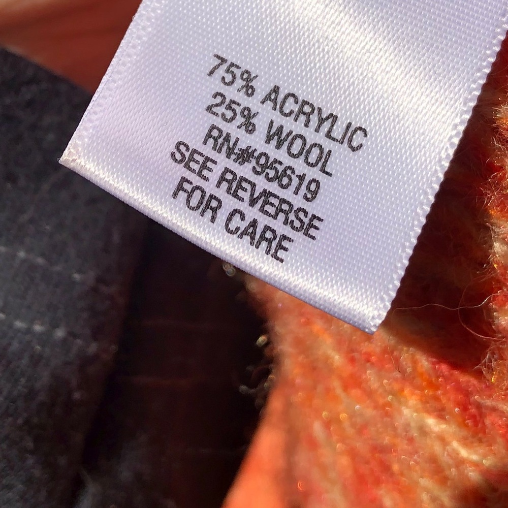 Apt. 9 Orange Cardigan Sweater - Picture 5 of 9